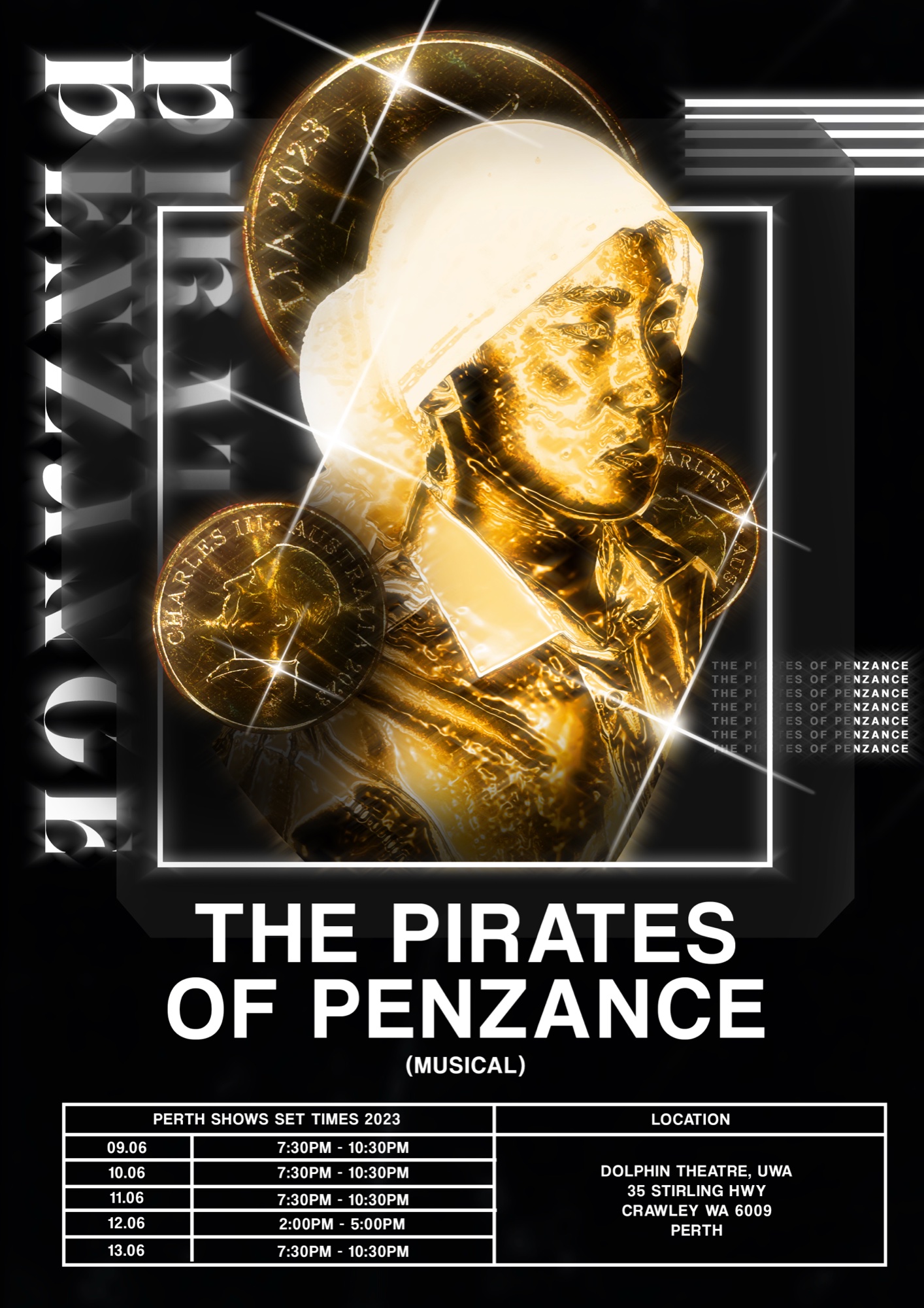 The Pirates of Penzance Musical Poster